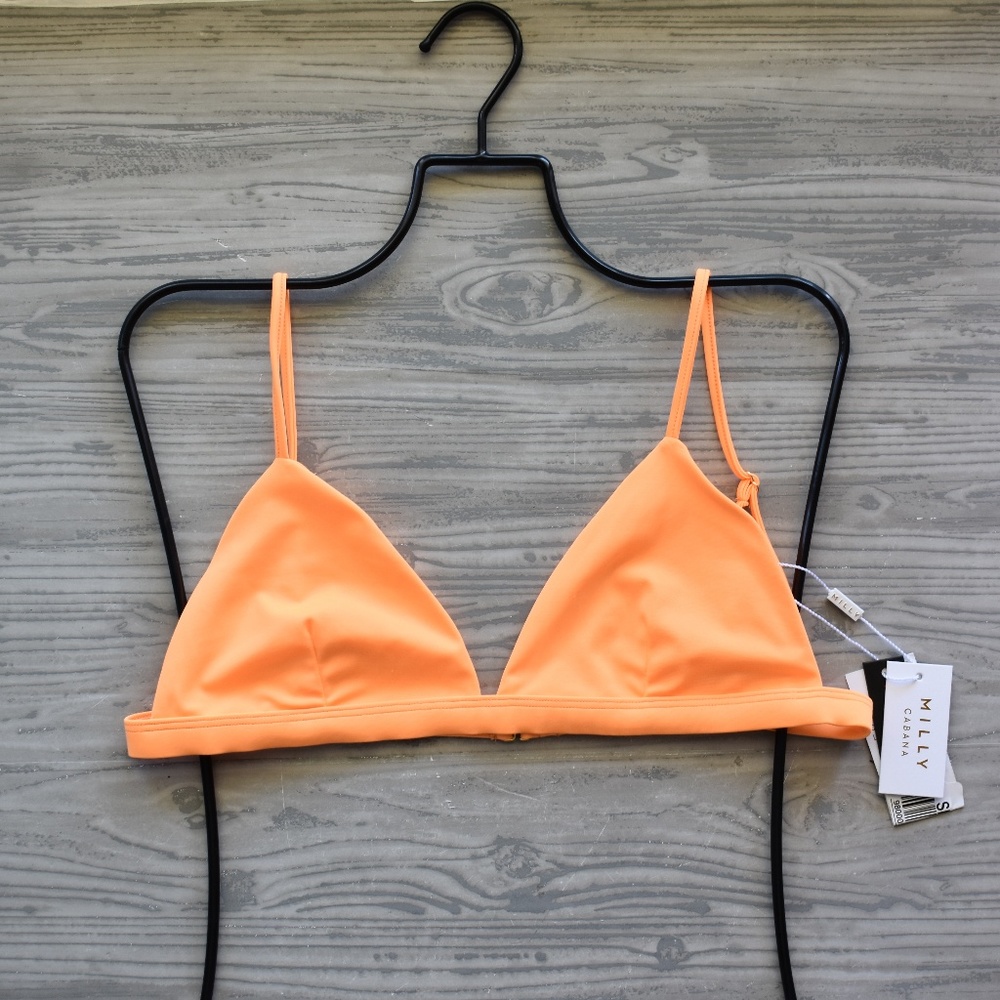 Milly Cabana CAPRI Adjustable Triangle Bikini Top